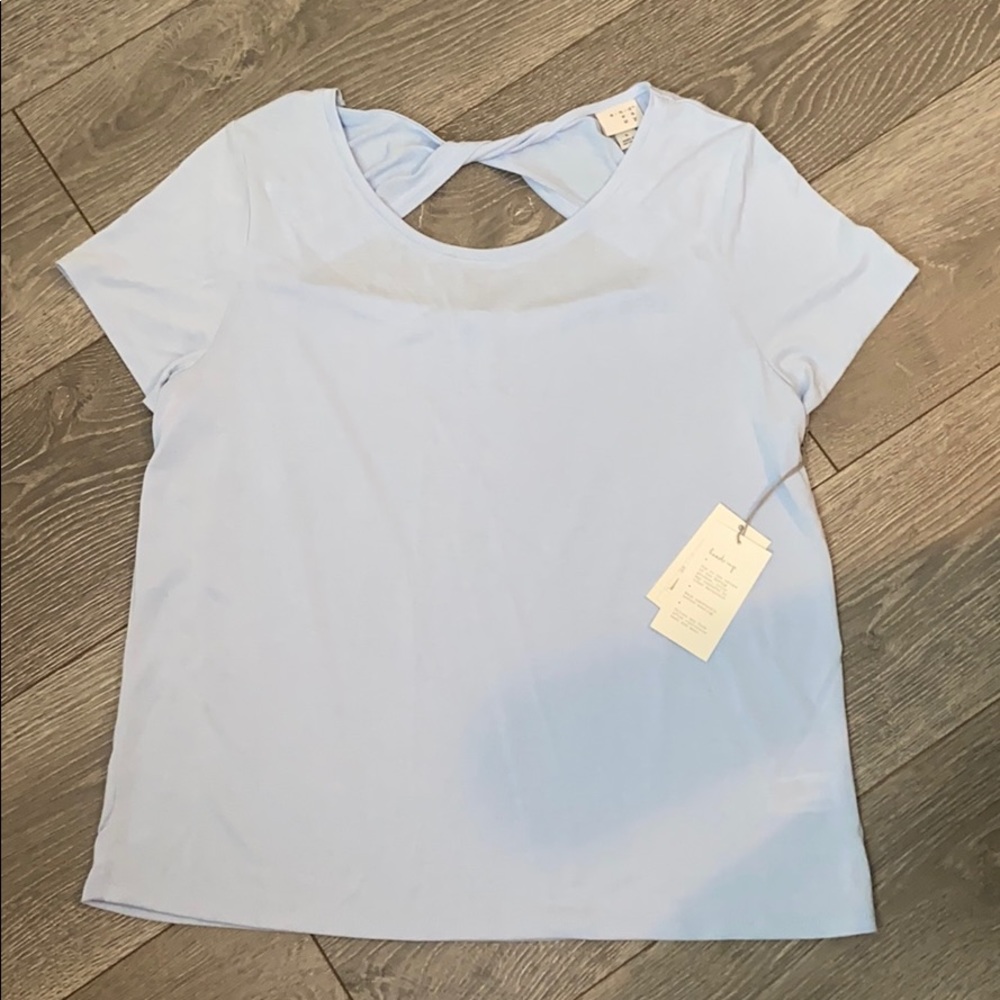 Light Blue A New Day Top L NWT